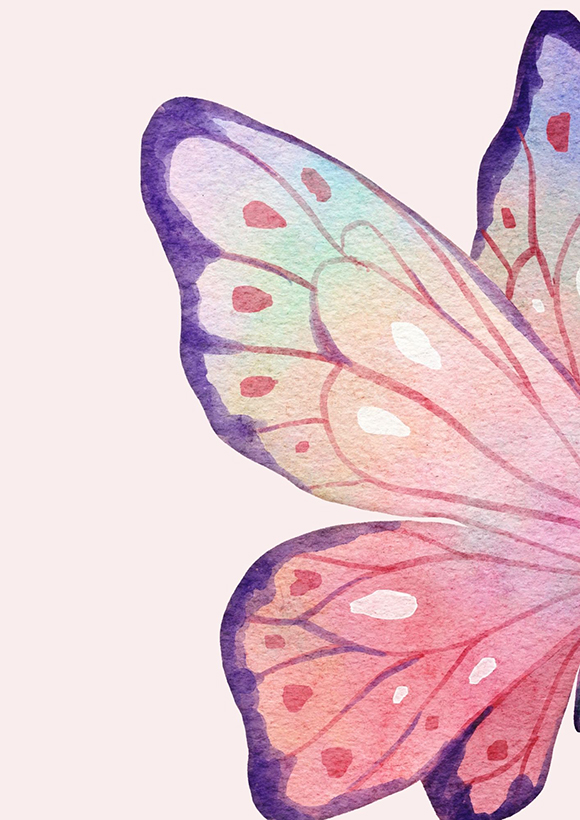 Butterflies And Blossoms (a4) 1
